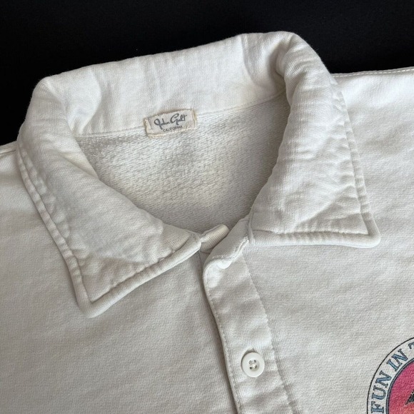 John Gault Malibu Crop Top Sweater, Crop Top Polos, Long Sleeve Crop Tops C9 - Picture 2 of 7